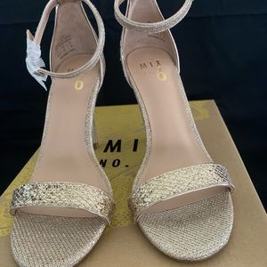 Mix no 6 Metallic 3 inch scrappy heel